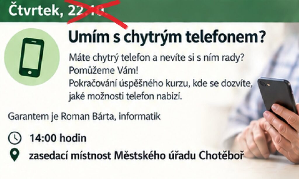 Umím s chytrým telefonem?